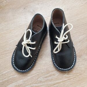 Monkey Feet Boys Leather Bootie Shoes Sz18-24m
